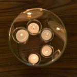 Picture of LANLONG 21cm Hurricane Glass Candle Holder – Clear Tealight & Votive Pillar Candle Stand for Weddings, Centerpieces, Home & Party Décor