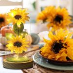 Picture of Mothers Day Flowers Gifts for Women – Sunflowers in Glass Dome, Eternal Flower Gift for Mom, Wife, Grandmother for Wedding, Birthday, Anniversary (Yellow)