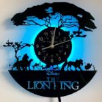 Picture of LED Vinyl Record Wall Clock – Lion King Design with Remote Control, 7-Color Night Light for Bedroom, Living Room, Home Decor & Gifts
