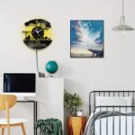 Picture of LED Vinyl Record Wall Clock – Lion King Design with Remote Control, 7-Color Night Light for Bedroom, Living Room, Home Decor & Gifts