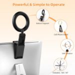 Picture of 5" LED Desk Ring Light with Stand for Laptop & Monitor – Zoom Video Conference Lighting with Phone Holder for Video Calls, Makeup, Webcam, Selfies