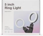 Picture of 5" LED Desk Ring Light with Stand for Laptop & Monitor – Zoom Video Conference Lighting with Phone Holder for Video Calls, Makeup, Webcam, Selfies