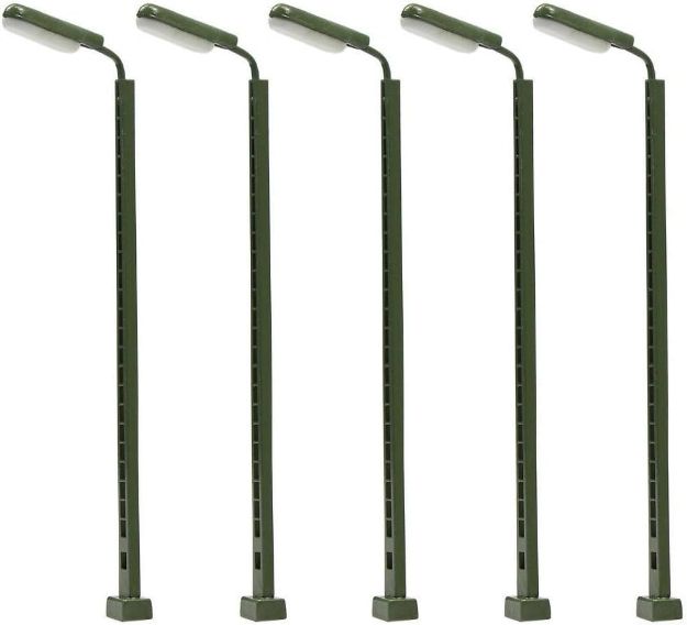 Picture of N Gauge Layout Lighting Solution - 5 Pcs Model Railway Lights for Scenic & Realistic Train Track Lighting