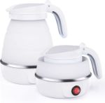Picture of Foldable Electric Kettle for Travel | Mini Portable Silicone Kettle for Camping, Hiking, Tea & Coffee – 600ml, BPA-Free, Fast Boil