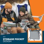 Picture of 2 Pack Foldable Outdoor Camping Chairs – Padded, Lightweight, Waterproof with Cup Holder & Side Pockets, 120kg Capacity – Ideal for Camping, Fishing, Picnic & Travel