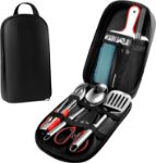 Picture of Camping Cooking Utensils Set – 9-Piece Portable Kitchen Organizer Kit for Outdoor Cooking, Hiking, Travel & Camping