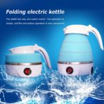 Picture of Mini Foldable Electric Kettle – Collapsible Portable Travel Kettle for Home, Camping & Road Trips (Blue)