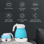 Picture of Mini Foldable Electric Kettle – Collapsible Portable Travel Kettle for Home, Camping & Road Trips (Blue)