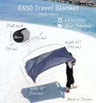 Picture of Compact Fleece Travel Blanket with Stuff Sack – 70x48 Inch Lightweight, Breathable, Moisture-Wicking Airplane Blanket for Travel, Car, Camping & Couch