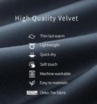 Picture of Compact Fleece Travel Blanket with Stuff Sack – 70x48 Inch Lightweight, Breathable, Moisture-Wicking Airplane Blanket for Travel, Car, Camping & Couch