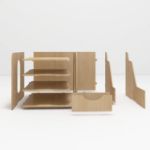 Picture of PUNCIA 4-Tier Wooden Desk Organizer – A4 Paper Sorter, Document & Mail Rack, Office Stationery Holder