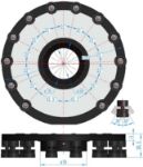 Picture of Angle Adjustable Twelve LEDs Ring Light for Monocular Zoom Microscope – Enhanced Lighting for Precision Viewing