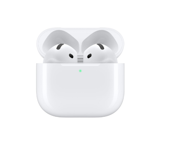 Picture of AirPods (4th Generation) – Wireless with Active Noise Cancellation, Adaptive Audio, H2 Chip, and USB-C Charging Case